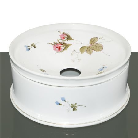 Richard Ginori - Sputacchiera in porcellana con decori floreali