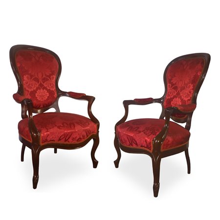 N°2 Poltrone stile Luigi Filippo