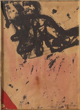 Bruno Chersicla (Trieste, 1937-Trieste 2013), "Bruciato", 1963.