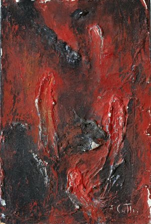 Carlo Cotti (Lugano 1903-1980), "Fuoco sacro", 1961.