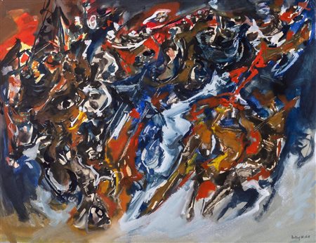 Philippe Artias (Feurs 1912 - Numana 2002), "Senza titolo", 1968.