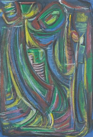 André Lanskoy (Mosca 1902 - Parigi 1976), "Senza titolo", 1971.