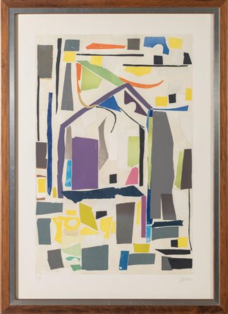 André Lanskoy (Mosca 1902 - Parigi 1976), "Senza titolo".