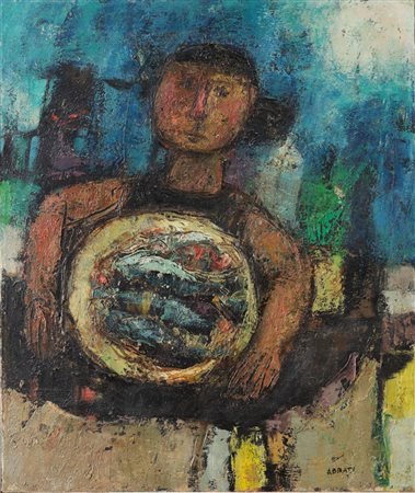 Alberto Abbati (Faenza 1923 - Bologna 2011), "Figura".