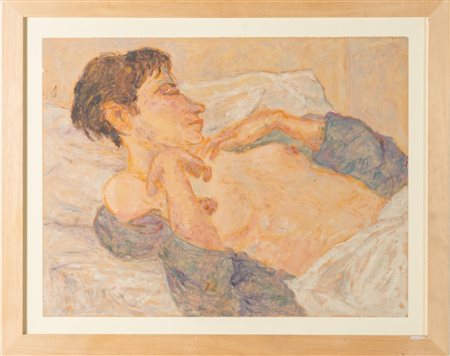 Filippo Albertoni (Reggio Emilia 1930 - Bologna 2011), "Nudo femminile", 1954.