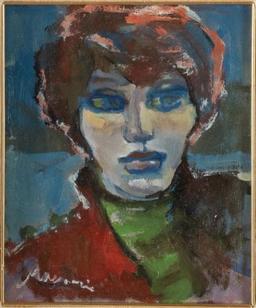Mino Maccari (Siena 1898 – Roma 1989), "Volto".