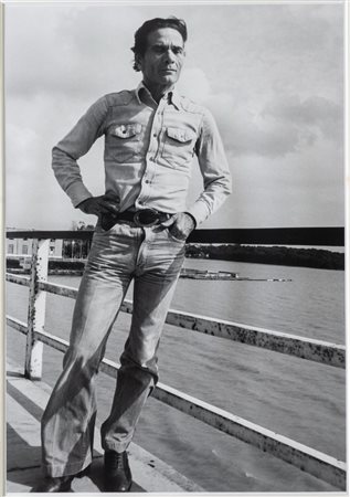Dino Pedriali (Roma, 1950 - 2021), "Pier Paolo Pasolini, guardandolo con grande senso di colpa gli risposi nessuno", 1975.