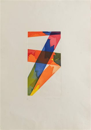 Piero Dorazio (Roma 1927 - Perugia 2005), "Senza titolo", 1968-78.