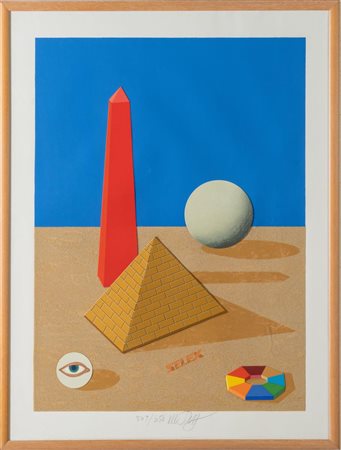 Lucio Del Pezzo (Napoli 1933 - Milano 2020), "Selex", 1994.