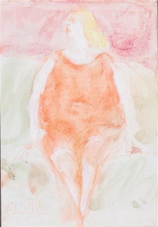 Cleto Tomba (Castel San Pietro Terme1898 - Bologna 1987), “Figura femminile”.