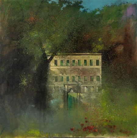 Nerio Pellarin (Bologna 1947), "La grande casa nel bosco", 1993.