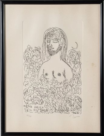 Antonio Zancanaro detto Tono (Padova 1906 - 1985), "In mistero arriva il più solo", 1980