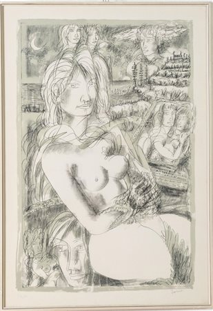 Antonio Zancanaro detto Tono (Padova 1906 - 1985), "Senza titolo".