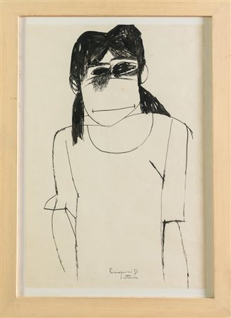 Bepi Romagnoni (Milano 1930 - Villasimius 1964), "Senza titolo", 1956.