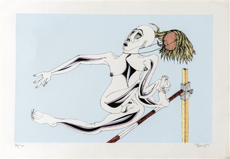 Giuseppe Bosich (Tempio Pausania 1945 - Nuoro 2020), "Donna surrealista".