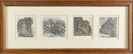 Pompilio Mandelli (Luzzara 1912 - Bologna 2006). Quattro incisioni, 1977 - 1986.