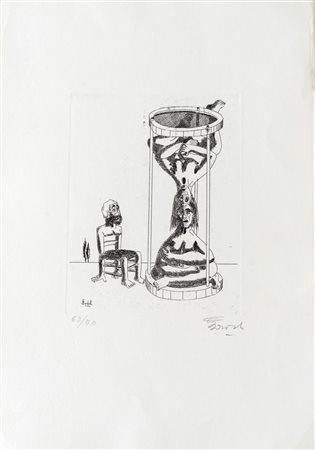 Giuseppe Bosich (Tempio Pausania 1945 - Nuoro 2020), "Senza titolo".