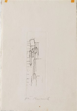 Sergio Romiti (Bologna 1928 - 2000), "Senza titolo".