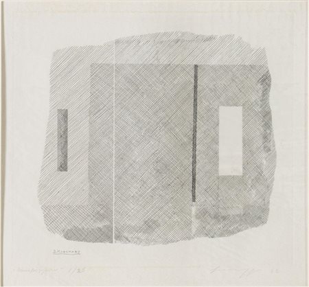 Giovanni Korompay (Venezia 1904 – Rovereto 1988), "Composizione", 1962.