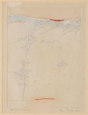 Bruno Pulga (Bologna 1922 - 1993), "Senza titolo", 1945.