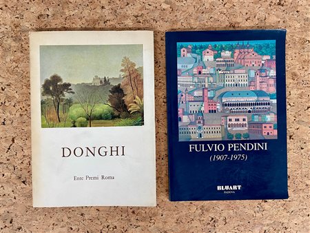 ANTONIO DONGHI E FULVIO PENDINI - Lotto unico di 2 cataloghi