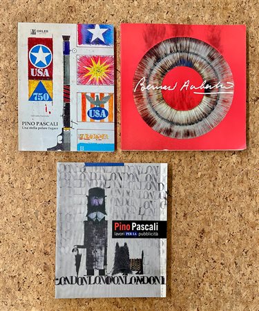 PINO PASCALI E BERNARD AUBERTIN - Lotto unico di 3 cataloghi