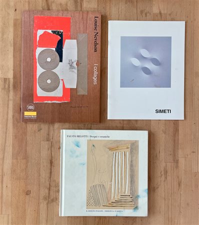 FAUSTO MELOTTI, TURI SIMETI E LOUISE NEVELSON  - Lotto unico di 3 cataloghi