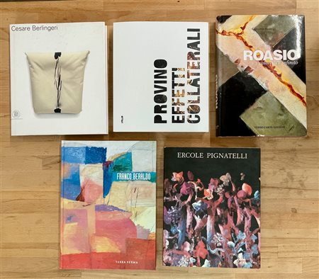 ARTE ITALIANA CONTEMPORANEA - Lotto unico di 5 cataloghi