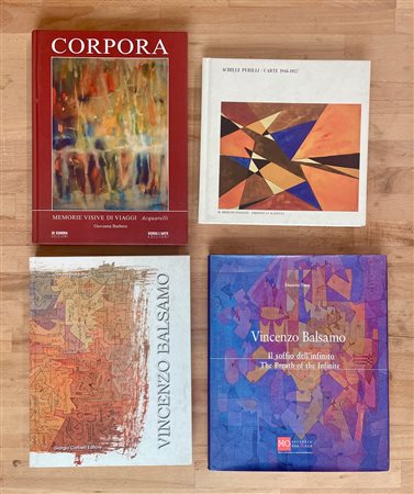 VINCENZO BALSAMO, ACHILLE PERILLI E ANTONIO CORPORA - Lotto unico di 4 cataloghi