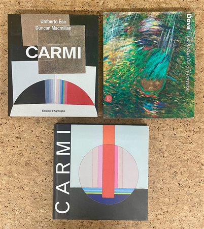 GIANNI DOVA E EUGENIO CARMI - Lotto unico di 3 cataloghi