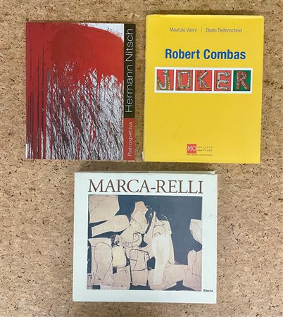 HERMANN NITSCH, MARCA-RELLI E ROBERT COMBAS - Lotto unico di 3 cataloghi