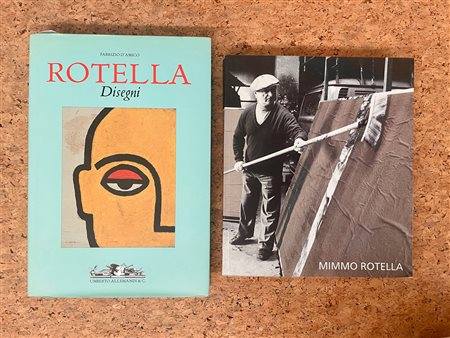 MIMMO ROTELLA - Lotto unico di 2 cataloghi