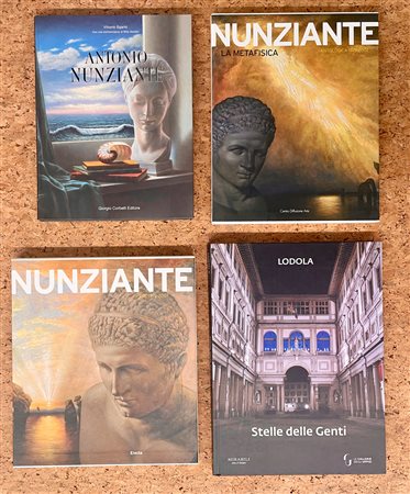 ANTONIO NUNZIANTE E MARCO LODOLA - Lotto unico di 4 cataloghi
