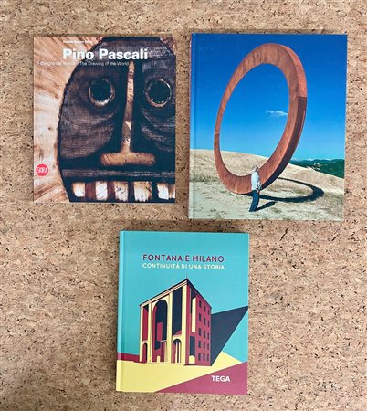 MAURO STACCIOLI, PINO PASCALI E LUCIO FONTANA - Lotto unico di 3 cataloghi