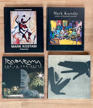 MARK KOSTABI, LORENZO PIEMONTI E RABARAMA - Lotto unico di 4 cataloghi