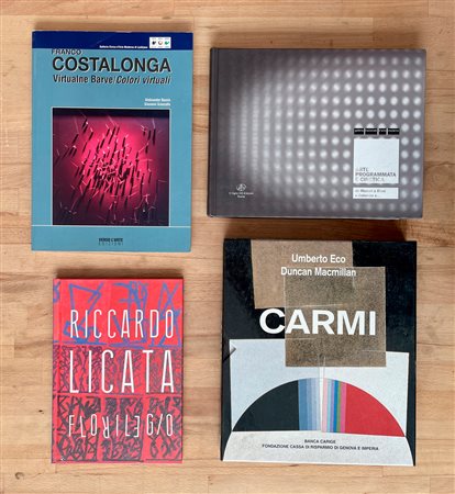 ASTRATTISMO ITALIANO DEL DOPOGUERRA - Lotto unico di 4 cataloghi