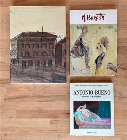 ANTONIO BUENO, CARLO GAZZOLA E MICHELE BARETTA - Lotto unico di 3 cataloghi