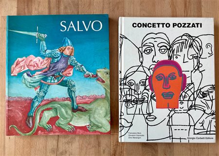 SALVO E CONCETTO POZZATI - Lotto unico di 2 cataloghi