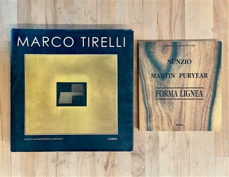 MARCO TIRELLI, NUNZIO E MARTIN PURYEAR - Lotto unico di 2 cataloghi