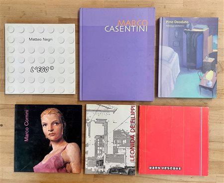 ARTE CONTEMPORANEA ITALIANA - Lotto unico di 6 cataloghi