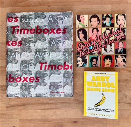 ANDY WARHOL - Lotto unico di 3 cataloghi