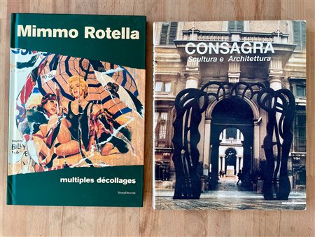 MIMMO ROTELLA E PIETRO CONSAGRA - Lotto unico di 2 cataloghi