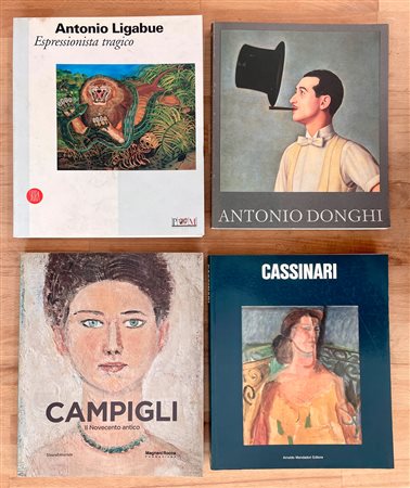 PITTORI FIGURATIVI ITALIANI - Lotto unico di 4 cataloghi