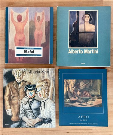 PITTORI ITALIANI DEL DOPOGUERRA - Lotto unico di 4 cataloghi