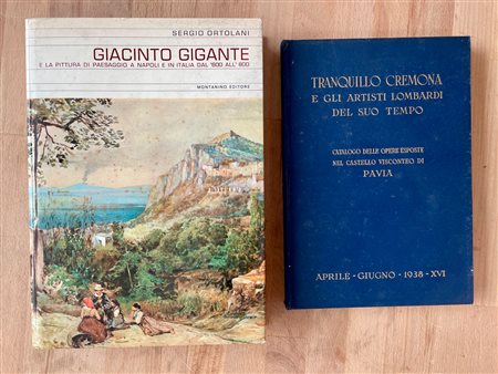 GIACINTO GIGANTE E TRANQUILLO CREMONA - Lotto unico di 2 cataloghi