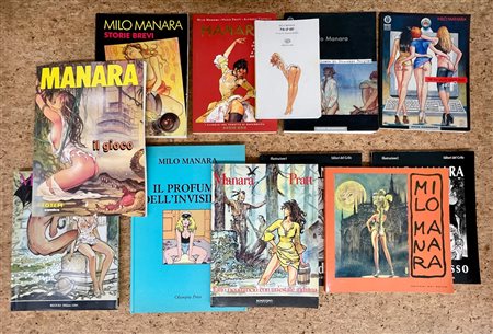 MILO MANARA - Interessante lotto di numerosi cataloghi:
