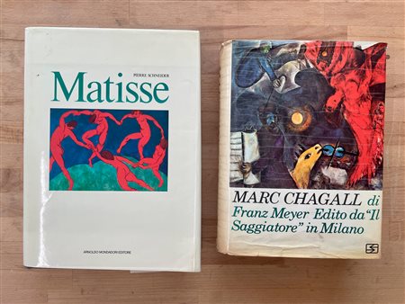 GRANDI MAESTRI (MATISSE E CHAGALL) - Lotto unico di 2 imponenti cataloghi