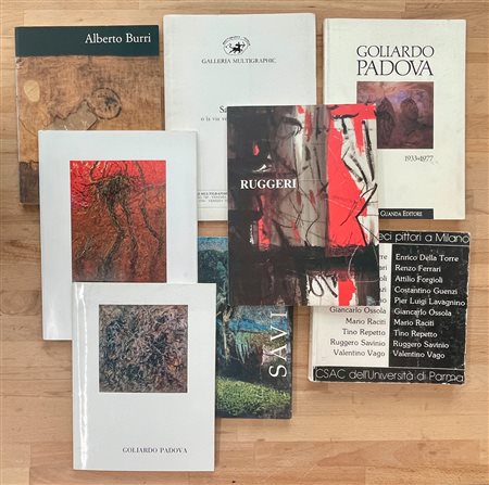 ARTE INFORMALE ITALIANA - Lotto unico di 8 cataloghi