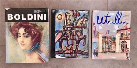 BOLDINI, UTRILLO E ROUAULT - Lotto unico di 3 cataloghi