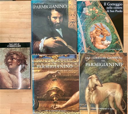 PARMIGIANINO E CORREGGIO - Lotto unico di 5 cataloghi